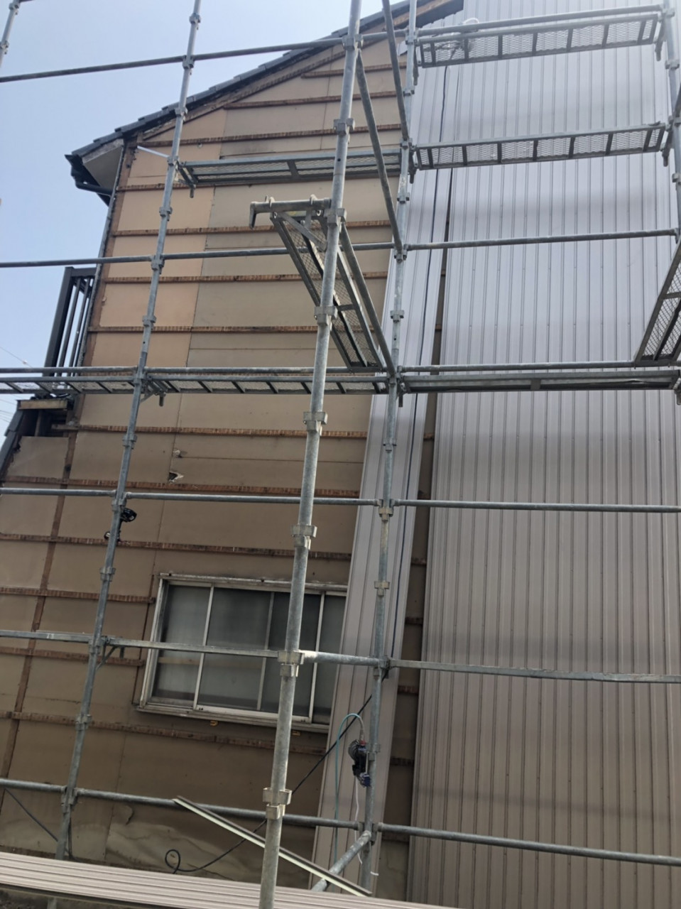 波トタン張替え工事