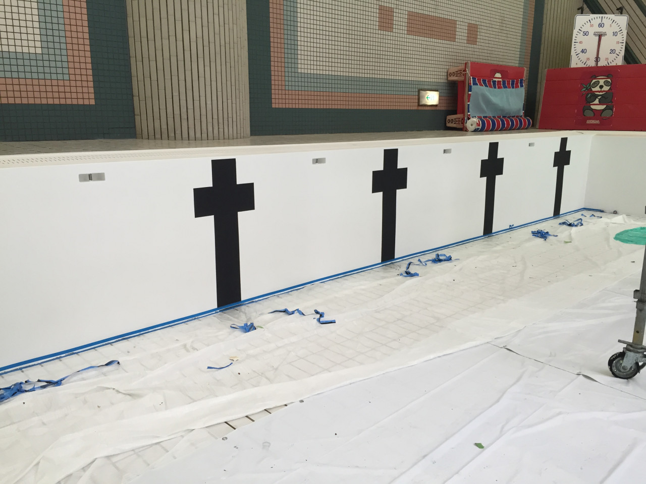 愛知県一宮市某プール塗装